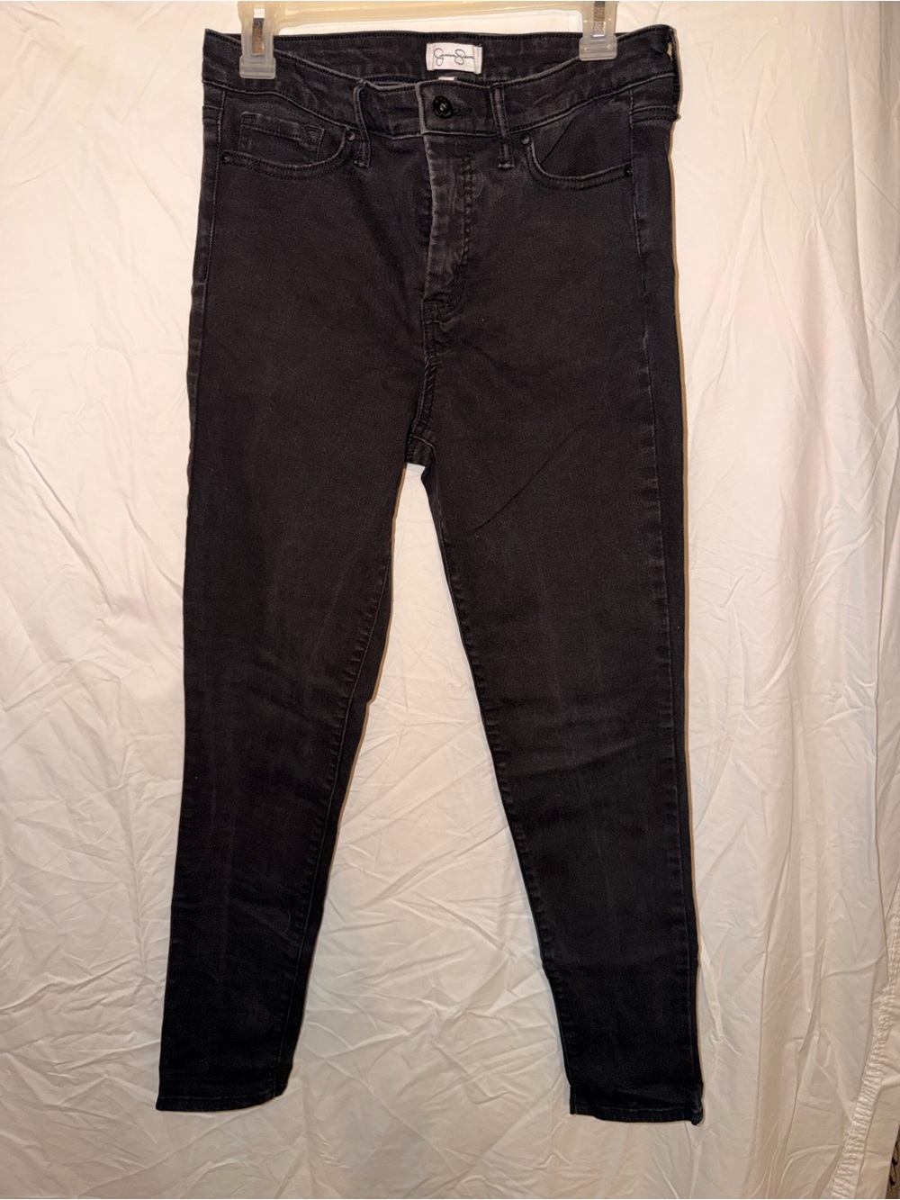 Black High-Rise Skinny Jeans Jessica Simpson Size 8